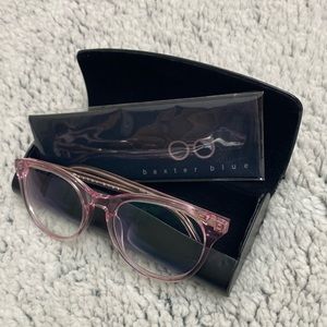 BB Lola Pink Crystal blue light glasses